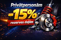 Privātpersonām delas -15%
