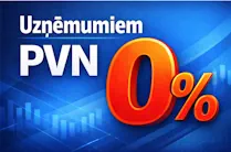 Uzņēmumiem PVN 0%